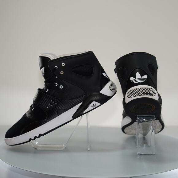 Adidas Roundhouse Mid Black/White - Size 11.5 - Picture 6 of 6